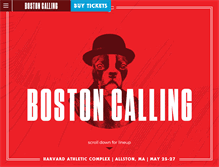 Tablet Screenshot of bostoncalling.com